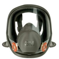 3M 6800 Full Face Respirator | Reusable Silicone Seal, Polycarbonate Visor | Bayonet Connection | Compatible with 6001/2000 Series Filters | Professional Protection